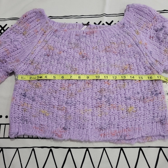 Free People Women's Purple Pullover Cloud Sweater Size XS - Picture 6 of 8